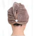 (Pack Of 2 )Super Absorbent Quick Dry Hair Towel Microfiber Wrap