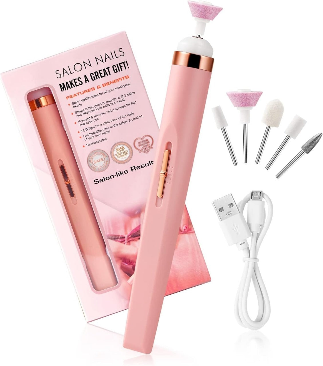 Professional Manicure Nail Tools – 1 Pack Pink Precision Nail Shaping & Grooming Tool, Salon-Quality, Durable ABS Plastic, Easy At-Home Nail Care