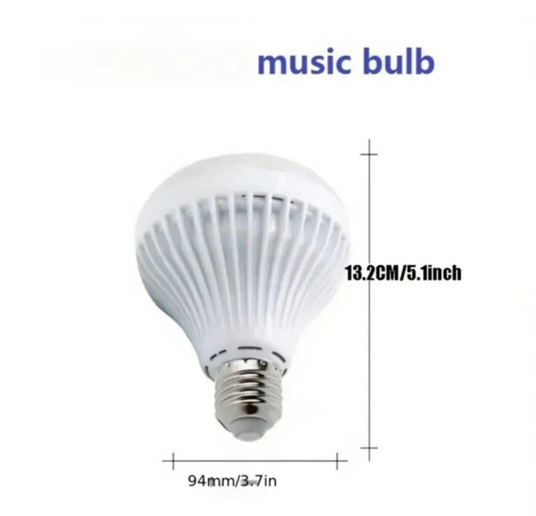 Smart LED RGB White 12W Bluetooth Speaker Bulb with Color Changing Light, Remote & App Control Rs 801